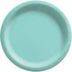 Robin's Egg Blue Extra Sturdy Paper Dinner Plates, 10in, 20ct